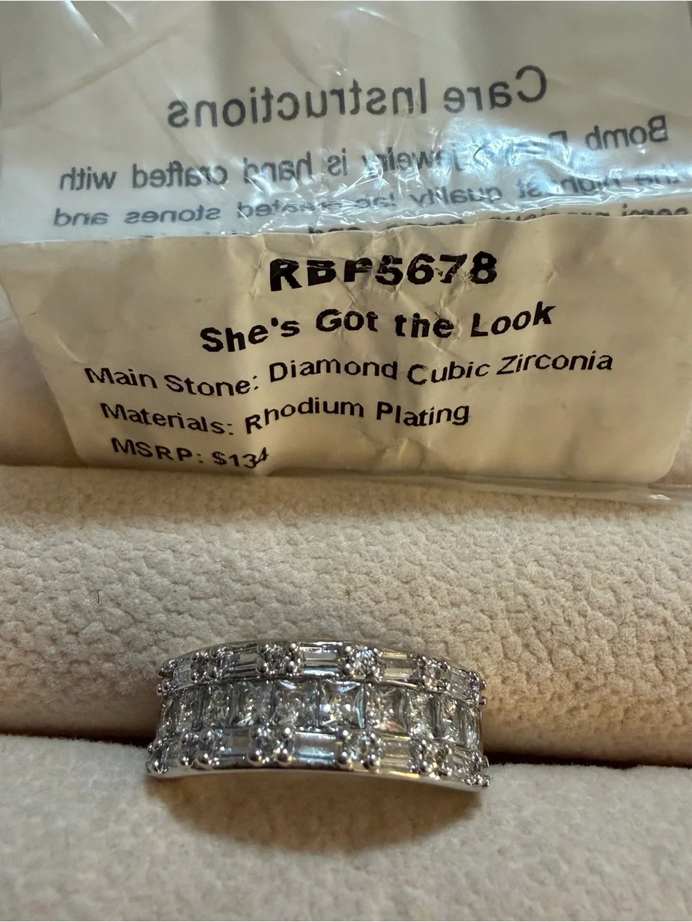 Bomb Party Ring RBP5678 Size 8